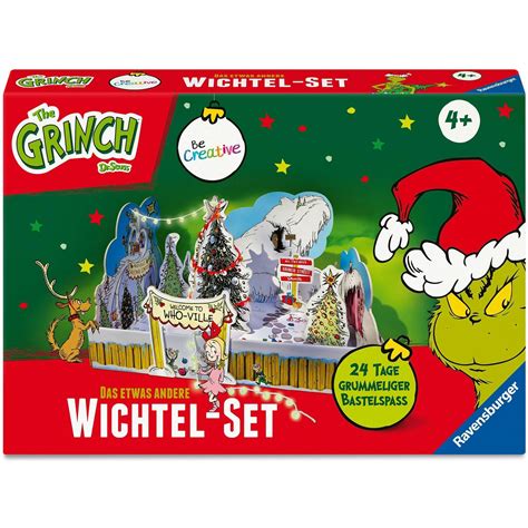 Ravensburger BeCreative Wichtelset Grinch - Bastelset für Kinder ab 6 ...