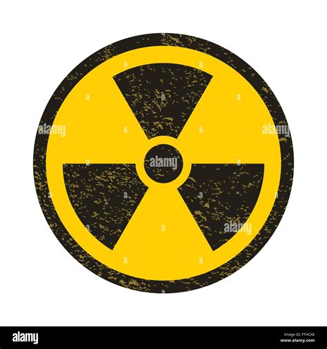 Grunge nuclear symbol vector illustration Stock Vector Image & Art - Alamy