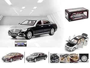 Buy LISOURE Toy car Model 1:24 for Maybach S600 Alloy Metal Car Model ...