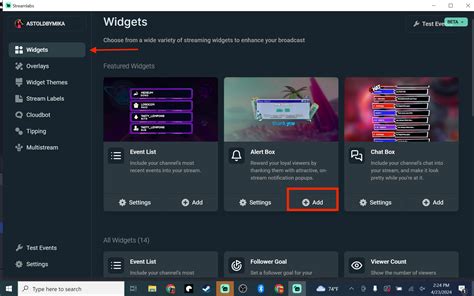 Image result for Streamlabs Alerts Setup