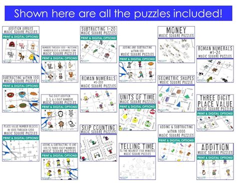 Image result for Second Grade Math Puzzles