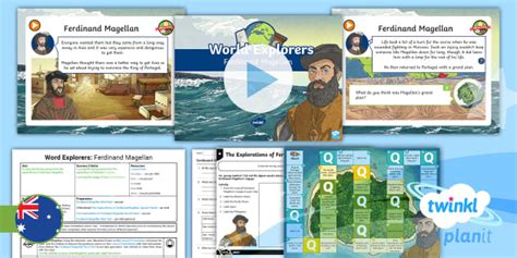 PlanIt HASS History Year 4 World Explorers Lesson 5: Ferdinand Magellan