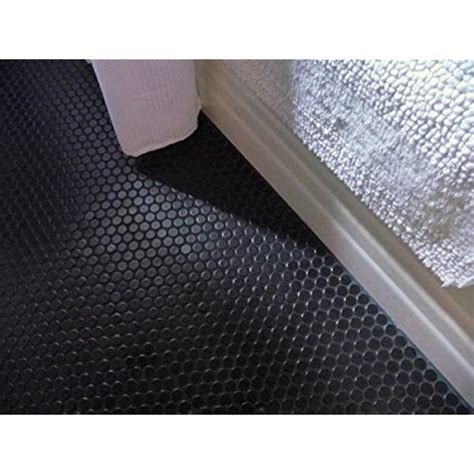 VogueTile Tenedos Penny Round Black Matte Porcelain Mosaic India | Ubuy