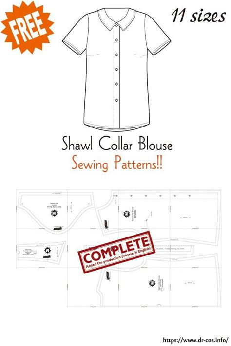 Shawl Collar Blouse Sewing Patterns | Free Patterns