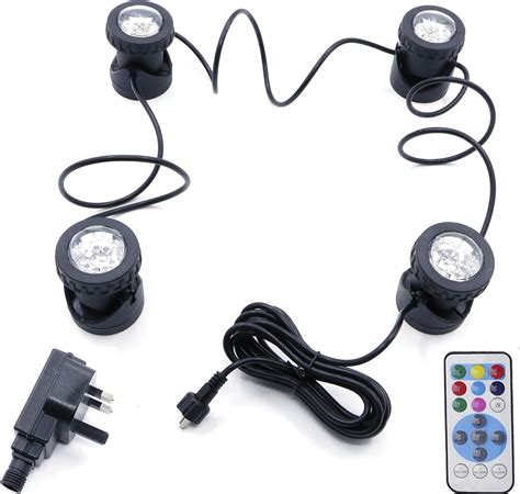 Jebao Submersible LED Underwater Pond and Patio Garden Lights and Very ...