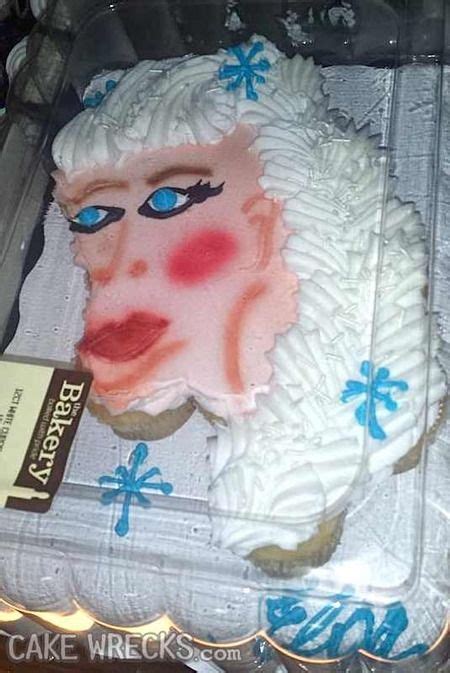 Image result for Elsa Cake Fail