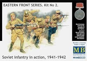 Master Box Soviet Infantry in Action Eastern Front 1941-42 (4) Figure ...