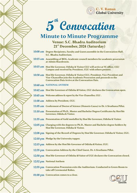 CGU Convocation