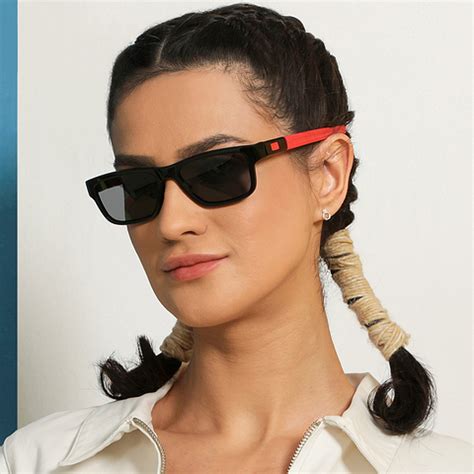 Buy Black Red Light Grey Solid Full Rim Rectangle Square Vincent Chase ...