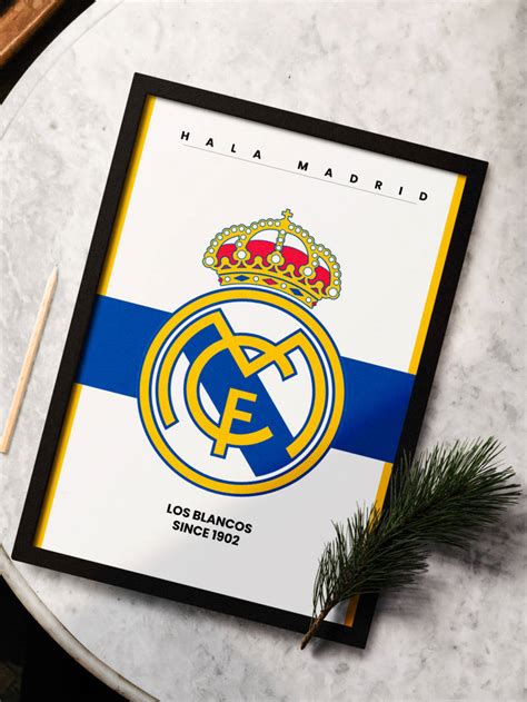 Real Madrid Logo Frame – SINCE 7 STORE