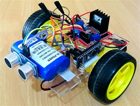 Image result for Obstacle Avoiding Robot Using Arduino