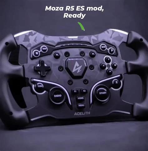 MOD - Hybrid ESESX Mod for MOZA R3 & R5 ES wheel – Acelith Design Sim Racing