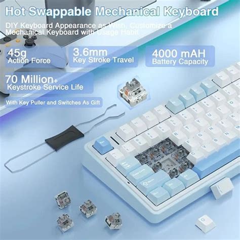 Buy Aula 75 Percent Mechanical Gaming Keyboard| F75SUW