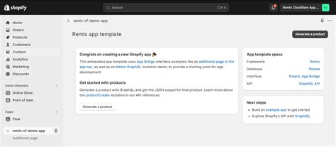 Deploy a Remix+Drizzle Shopify App on Cloudflare Pages, D1 & KV