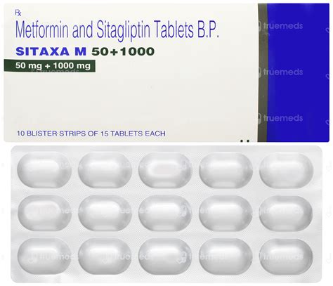 Sitaxa M 50/1000 Tablet 15: Uses, Side Effects, Price & Substitutes