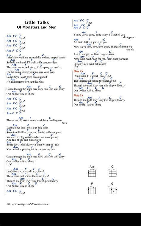 Little Talks Chords