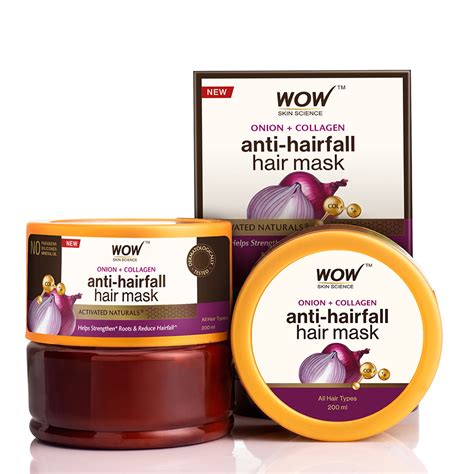 Onion Hair Mask To Boost Hair Growth & Control Hair Fall - Buy WOW