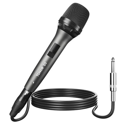 TONOR Professional Vocal Microphone for Singing, Dynamic Handheld Wired ...