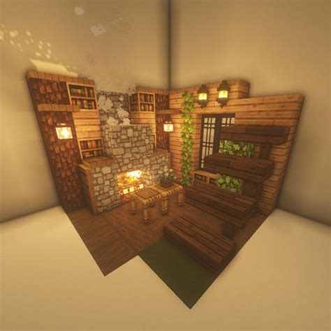 Image result for Minecraft Small Interior Easy