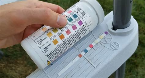 Pool Test Strips Color Chart 的图像结果