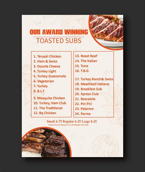 Entry #51 by tohurakhatun999 for Modern Static Menu Board Design ...