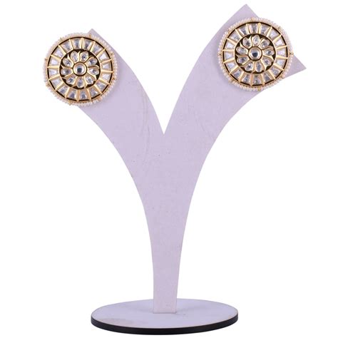 Buy Pearl Earrings studs - Beautifully Crafted | Drape Divaa