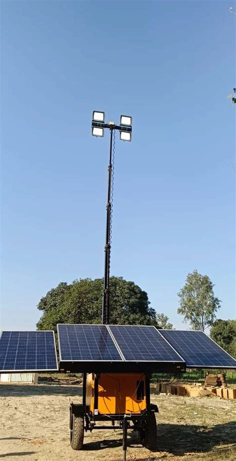 Solar Mobile Light Tower - Mobile Solar Light Towers Manufacturer from ...