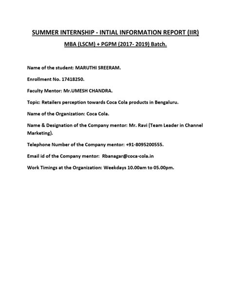 Image result for Information Report Introduction