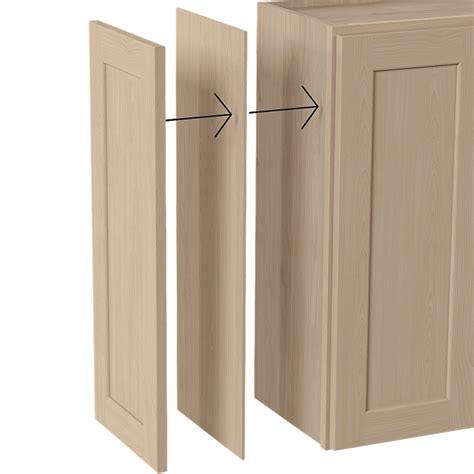 MEP6 Decor End Panel Wall 14-1/4W x 36H x 1 Black | Unfinished Kitchen ...