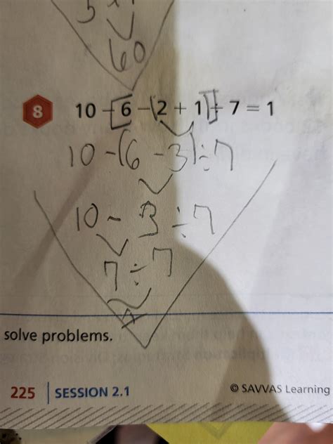 (5th grade math order of operations) Insert grouping symbols to make equation true. we can't ...