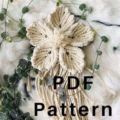 Image result for Macrame Flower Pattern Free