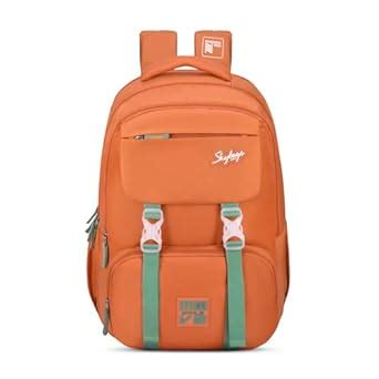 Buy Skybags Sonic Pro 01 Hot Box Apricot Orange School Backpack at ...