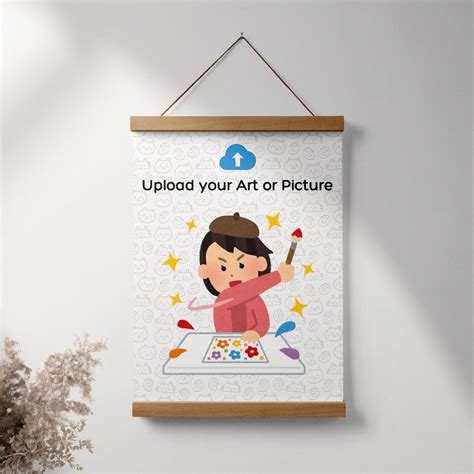 Magnet Canvas Photo Frame Online India | Wooden Hanger | Kanvas Nest