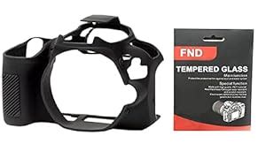 FND Camera Case Cover Black Color Silicone Cover with Protector,Scratch ...