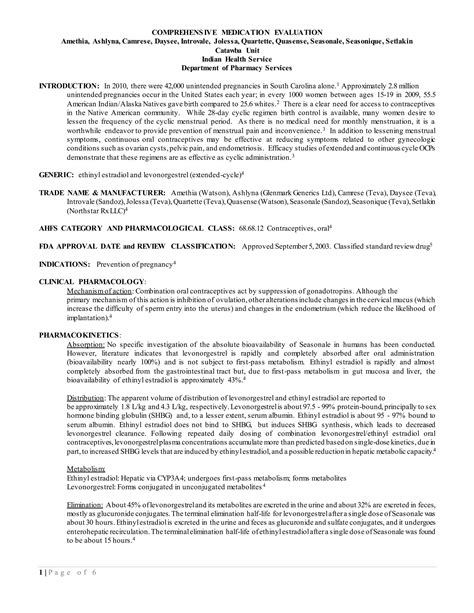 Seasonale MonographUTD | DOCX