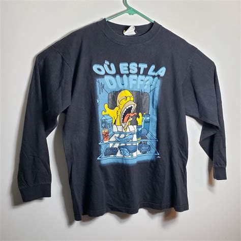 Duff Shirt Meaning The Simpsons Duff Beer Logo Homer Mens T Shirt,