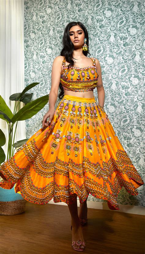 Buy Latest Designer Half Lehenga Online for Women - Papa Don't Preach ...