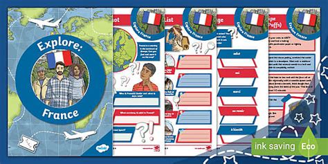 Explore: France Activity Booklet KS2 (teacher made) - Twinkl