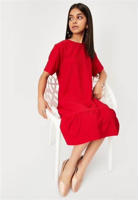 Buy Girls A-line Knit Dress Online at just Rs. 499.0 - 1000012840071 ...