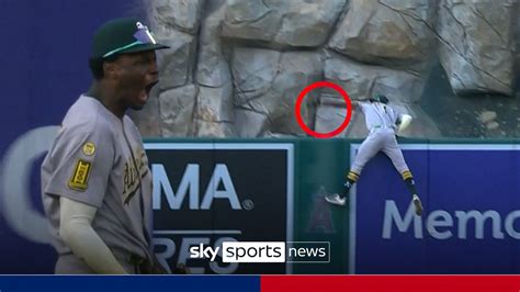 Insane MLB catch from Denzel Clarke! | 'Greatest catches you're ever ...