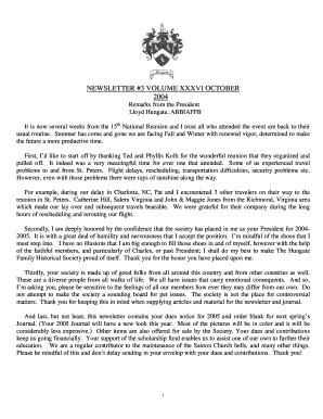 18 Printable Church Newsletter Forms and Templates - Fillable Samples ...