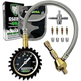 Rhino USA Tire Deflators (Deflator Gauge) : Amazon.in: Car & Motorbike