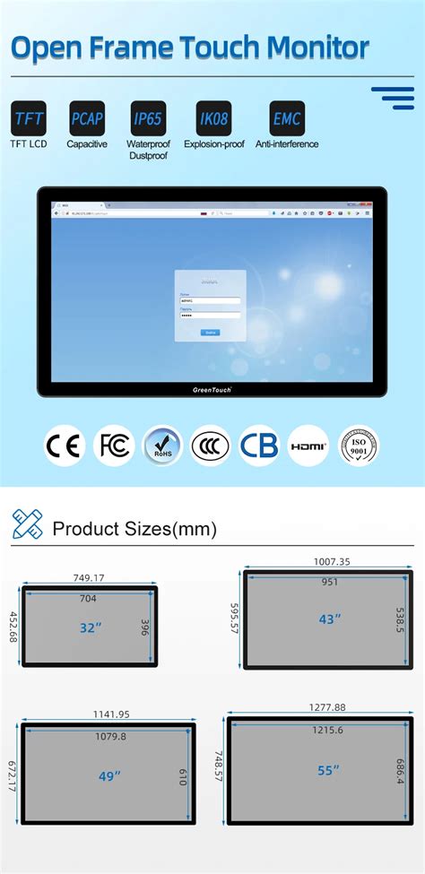 Large Touch Screen Monitor 的图像结果