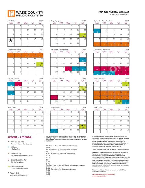 Wake County Traditional Calendar 2025 2026 Pdf