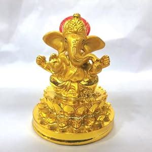 Buy AVN Gold Color Ganesh/Ganapathy/Vinayagar Statue for Home ...