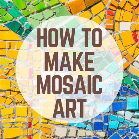 Image result for Mosaic Tutorial for Beginners
