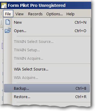 Image result for File Backup Form