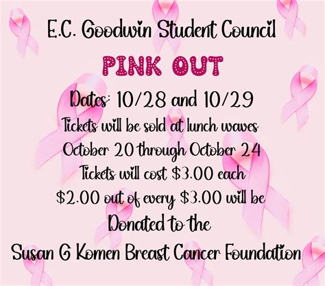 Pink out at E.C. Goodwin. - E.C. Goodwin Technical High School
