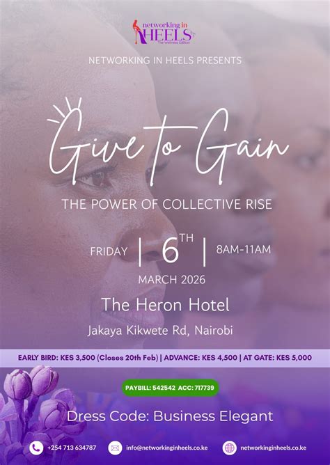 #GiveToGain , The Heron Hotel, Nairobi, 6 March 2026 | AllEvents