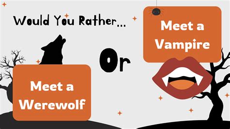 Mash > Halloween > Halloween ' Would you rather?' Oral Language game